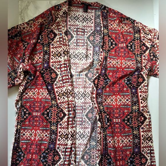 Forever21 Open Front Duster Size  M. Excellent condition. - Picture 6 of 13